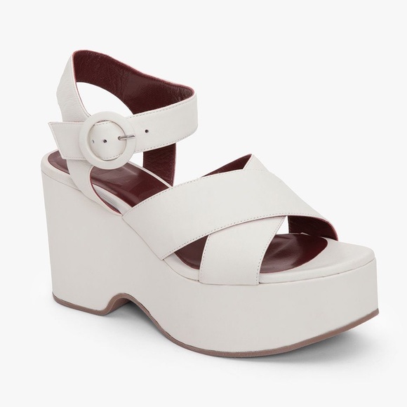 STAUD Shoes - STAUD - Jane Platform - Cream - EU 41 / US 10